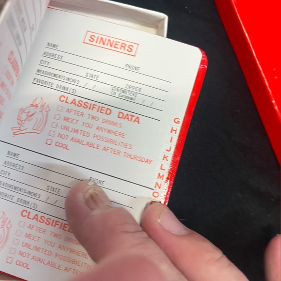 Red Hot Numbers Notebook with Gold Lettering - Picture 8 of 10